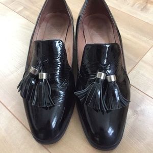 Jeffrey Campbell Tassel Patent Leather Loafers Size 8